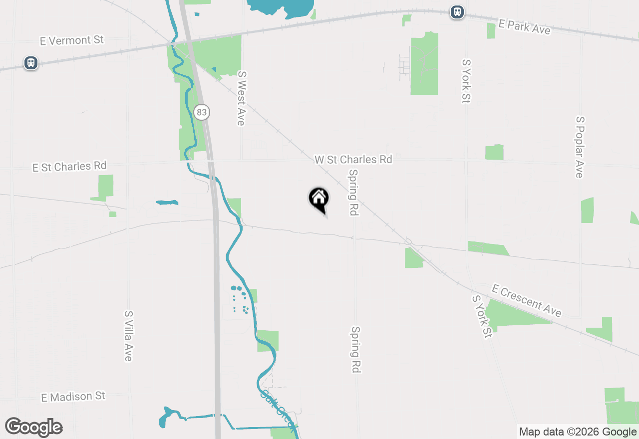 Map of 366 W Eggleston Avenue, Elmhurst, IL 60126