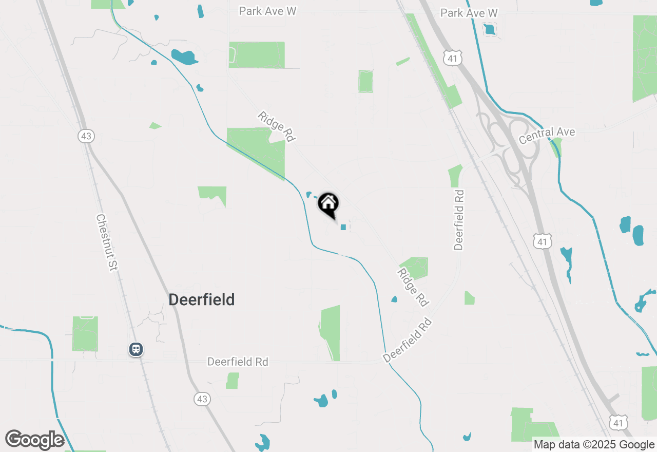 Map of 2015 Hidden Ridge, Highland Park, IL 60035