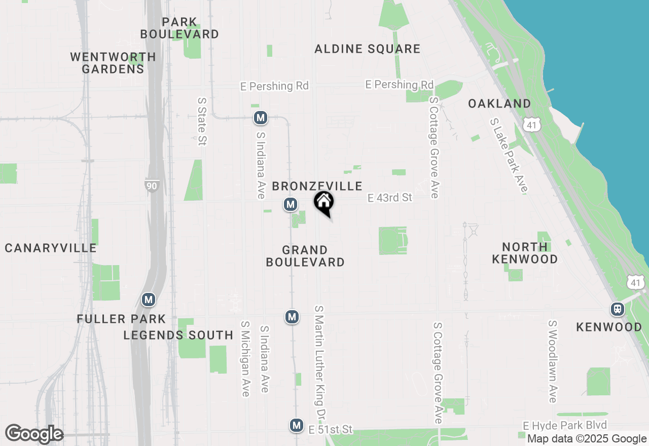 Map of 4351 S King Drive #2, Chicago, IL 60653