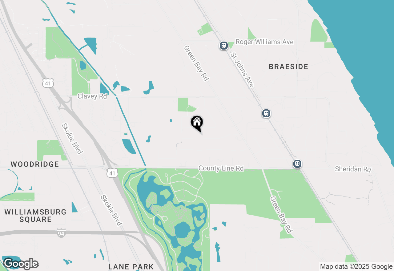 Map of 901 Stonegate Drive, Highland Park, IL 60035