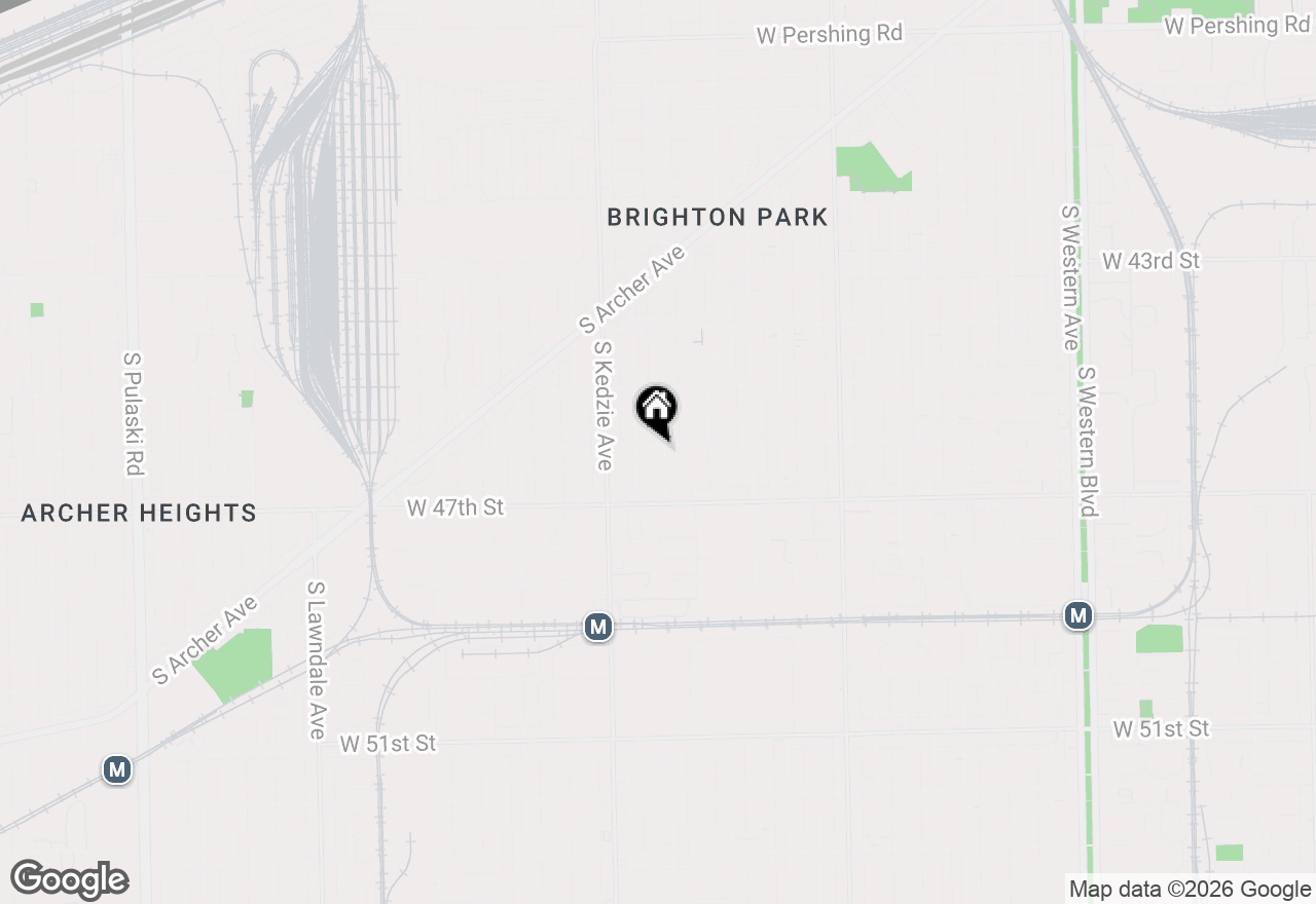 Map of 4602 S Albany Avenue, Chicago, IL 60632