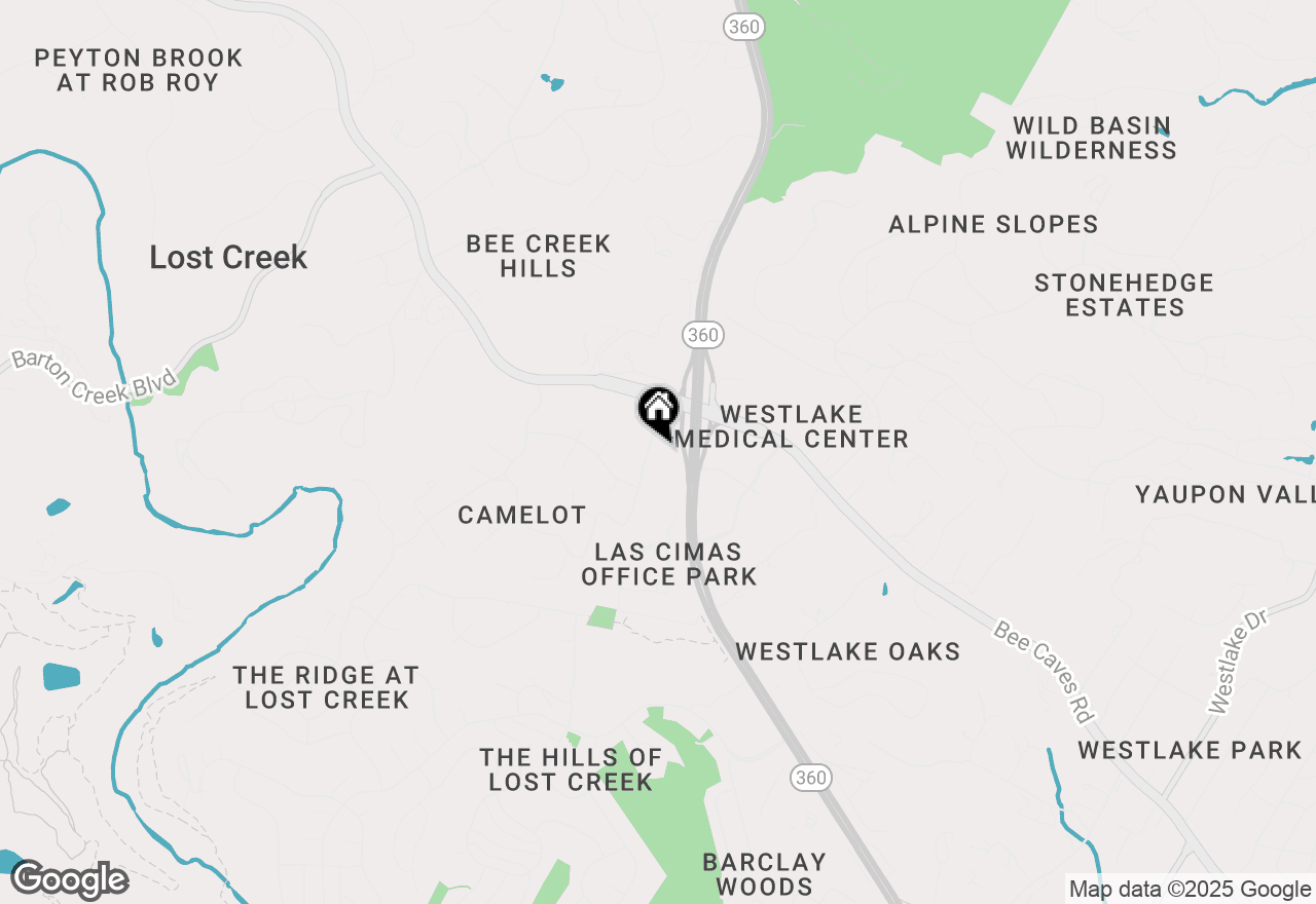 Map of 703 Castle Ridge Rd #C, Austin, TX 78746