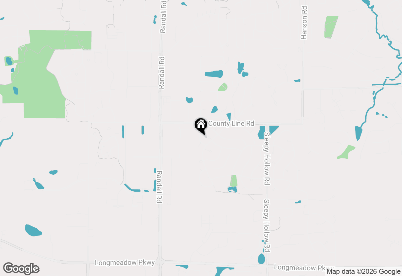 Map of (Address confidential), Algonquin, Illinois 60102