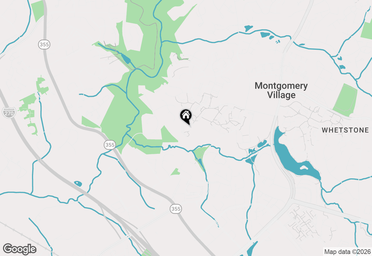 Map of 19041 Capehart Drive, Montgomery Village, MD 20886