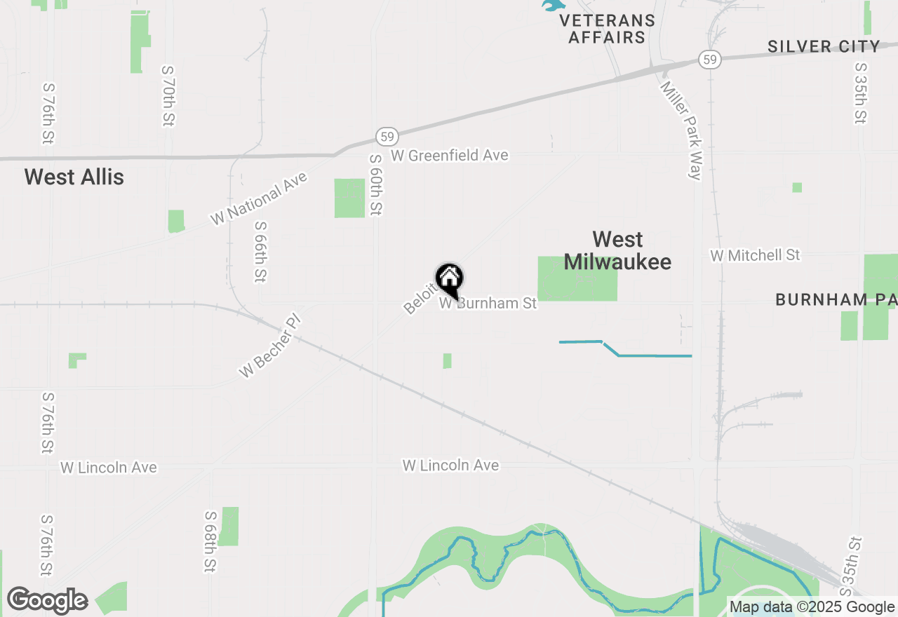 Map of 5603 W Burnham St, West Allis, WI 53219
