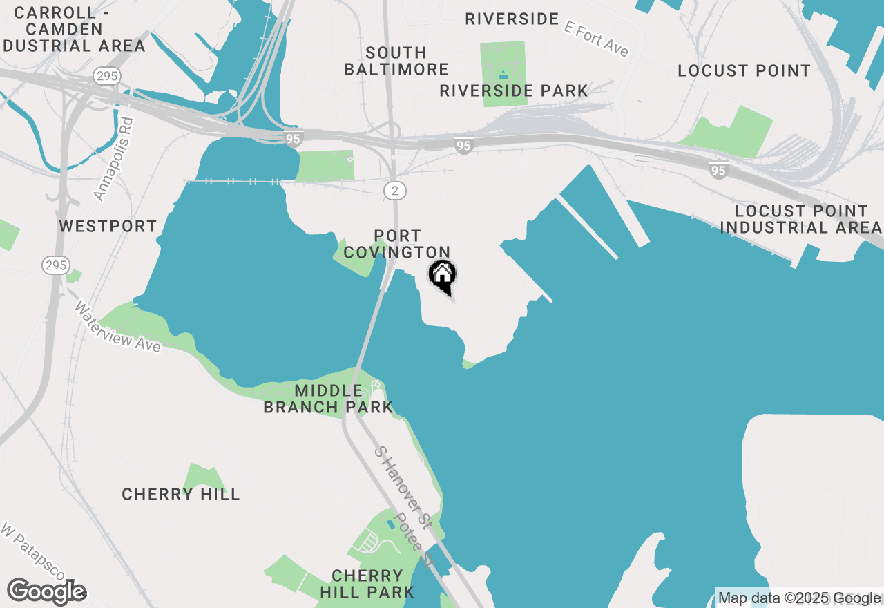 Map of 110 Crown Street, Baltimore, MD 21230