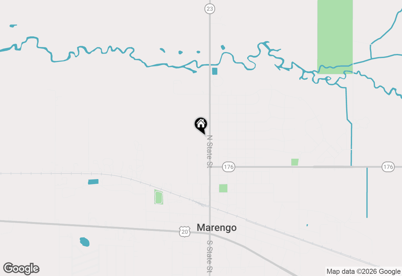 Map of 906 N State Street, Marengo, IL 60152