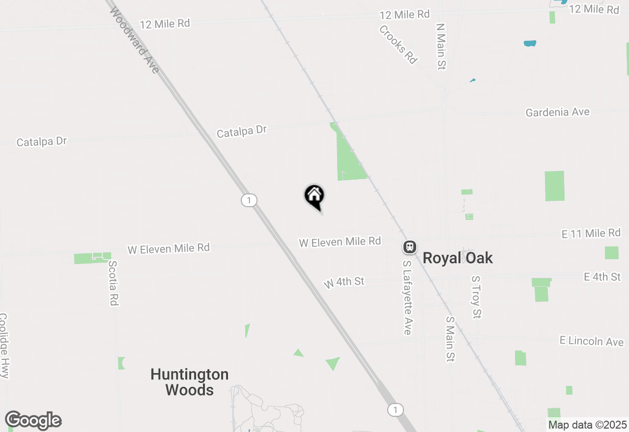 Map of 1051 N Sherman Drive #B19, Royal Oak, MI 48067