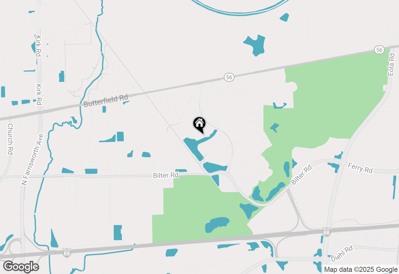 Map of 2339 Foxmoor Lane, Aurora, IL 60502