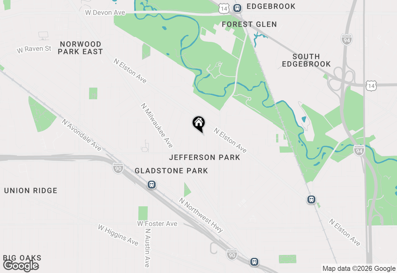 Map of 5709 W Seminole Street #1, Chicago, IL 60646