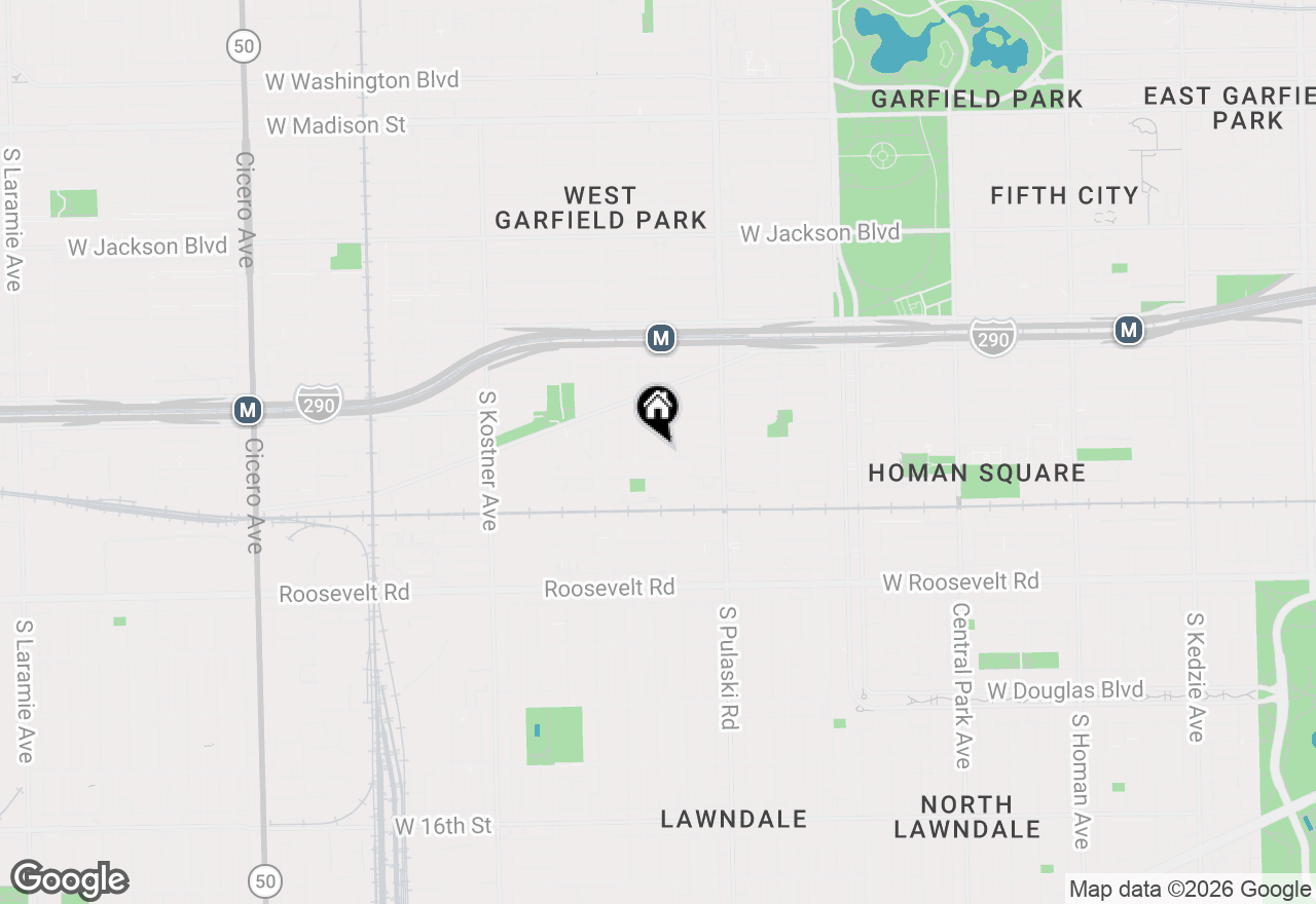 Map of 818 S Karlov Avenue, Chicago, IL 60624