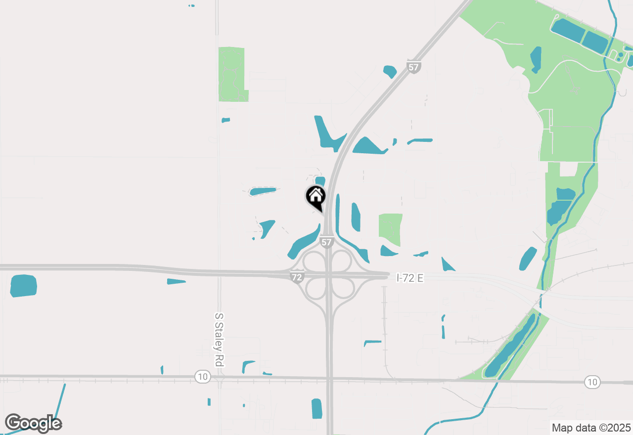 Map of 752 Sedgegrass Drive, Champaign, IL 61822