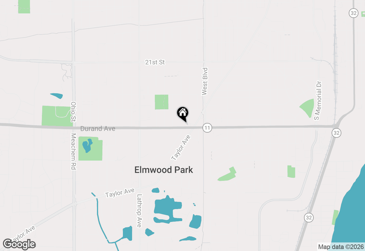 Map of 3316 Durand Ave, Racine, WI 53405