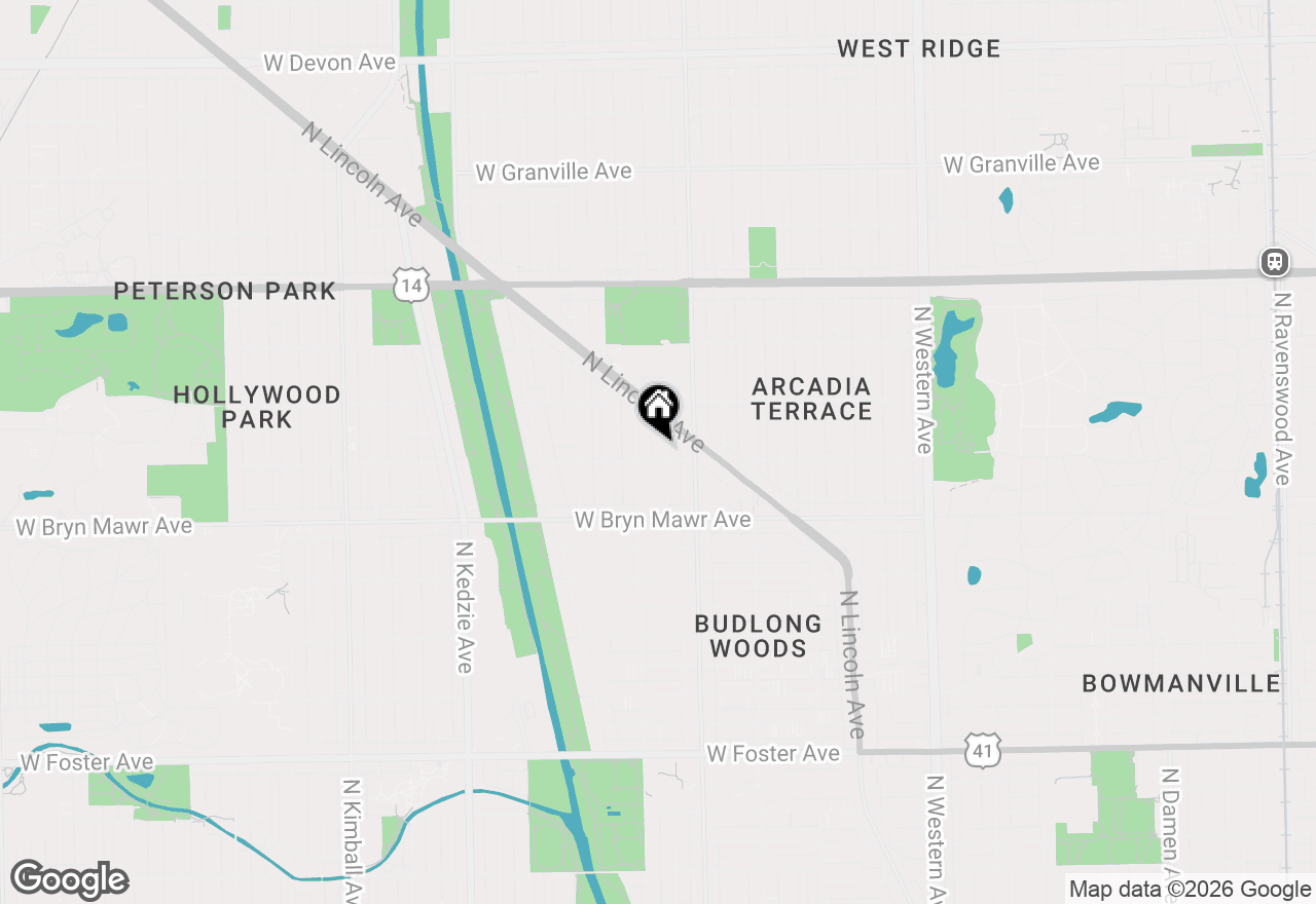 Map of 5706 N Mozart Street, Chicago, IL 60659