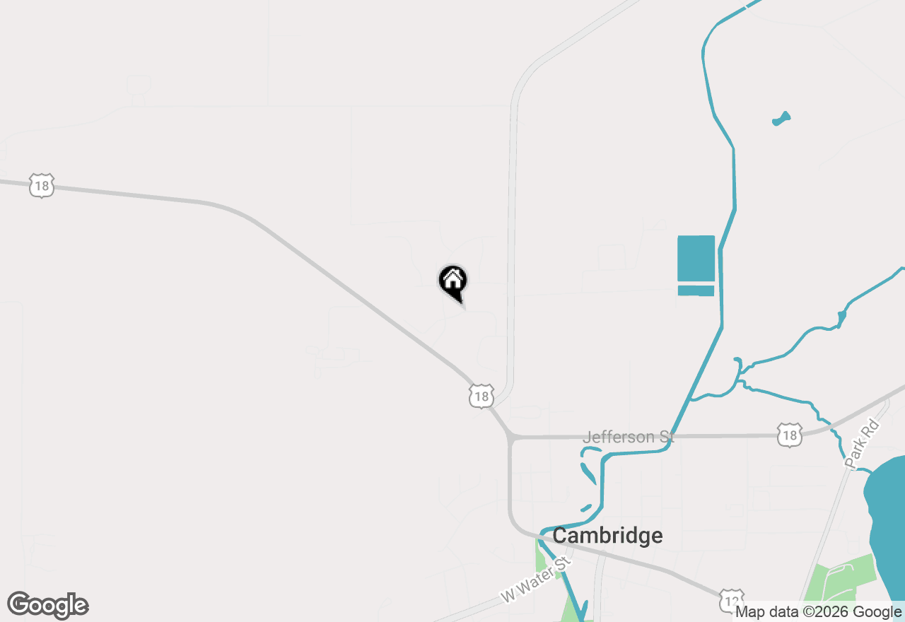 Map of 622 Drumlin Trl, Cambridge, WI 53523
