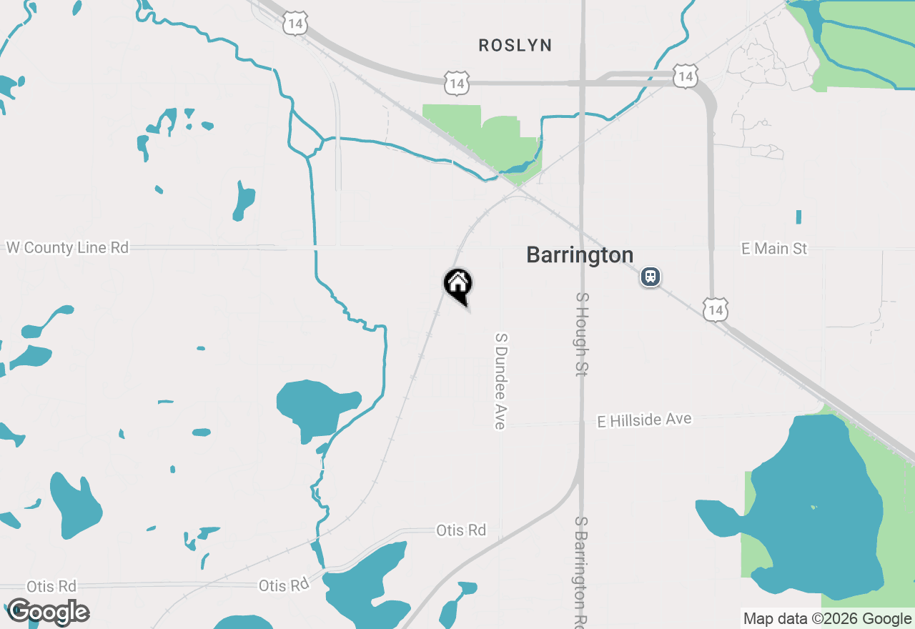 Map of 600 W Russell Street #105, Barrington, IL 60010