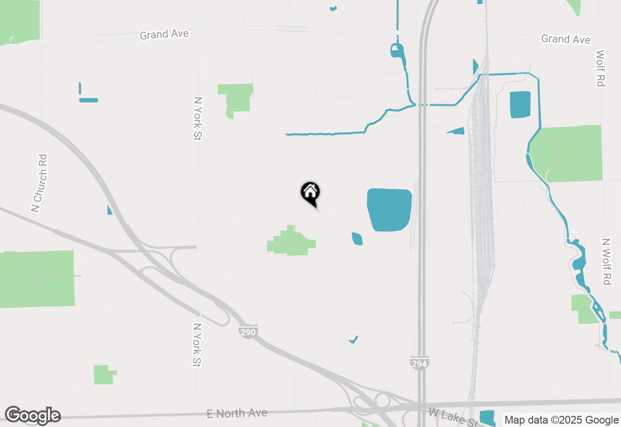 Map of 713 N Adele Street, Elmhurst, IL 60126