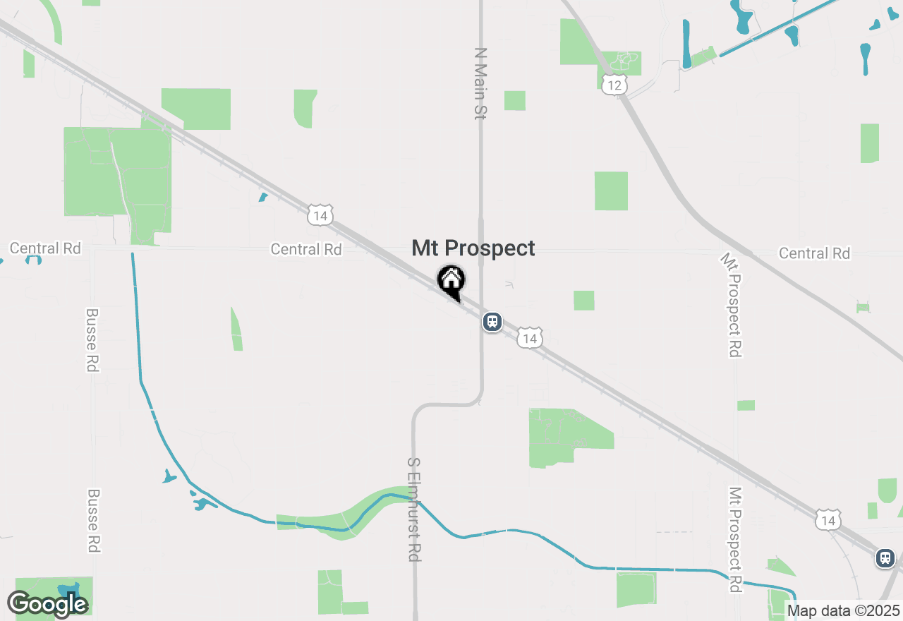 Map of 105 W Prospect Avenue, Mount Prospect, IL 60056