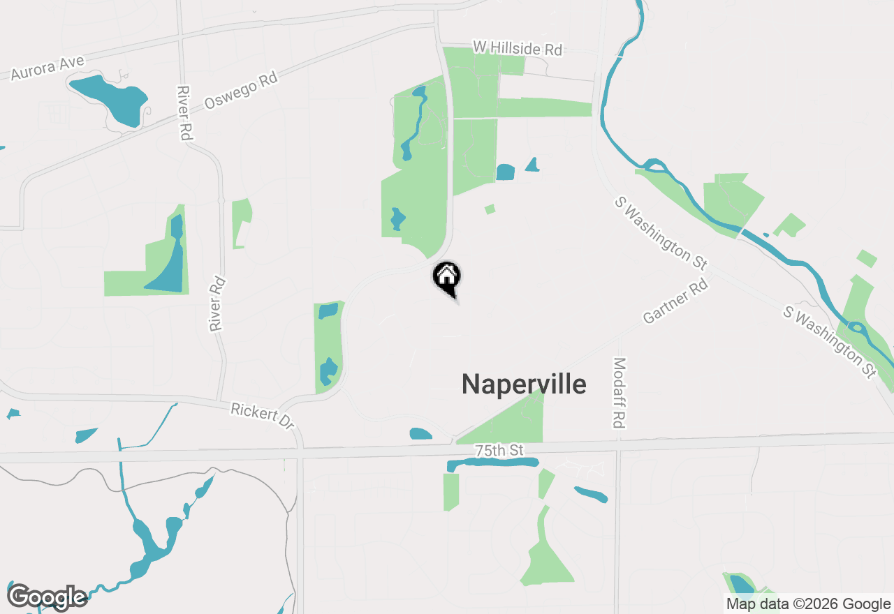Map of 620 Virginia Court, Naperville, IL 60540