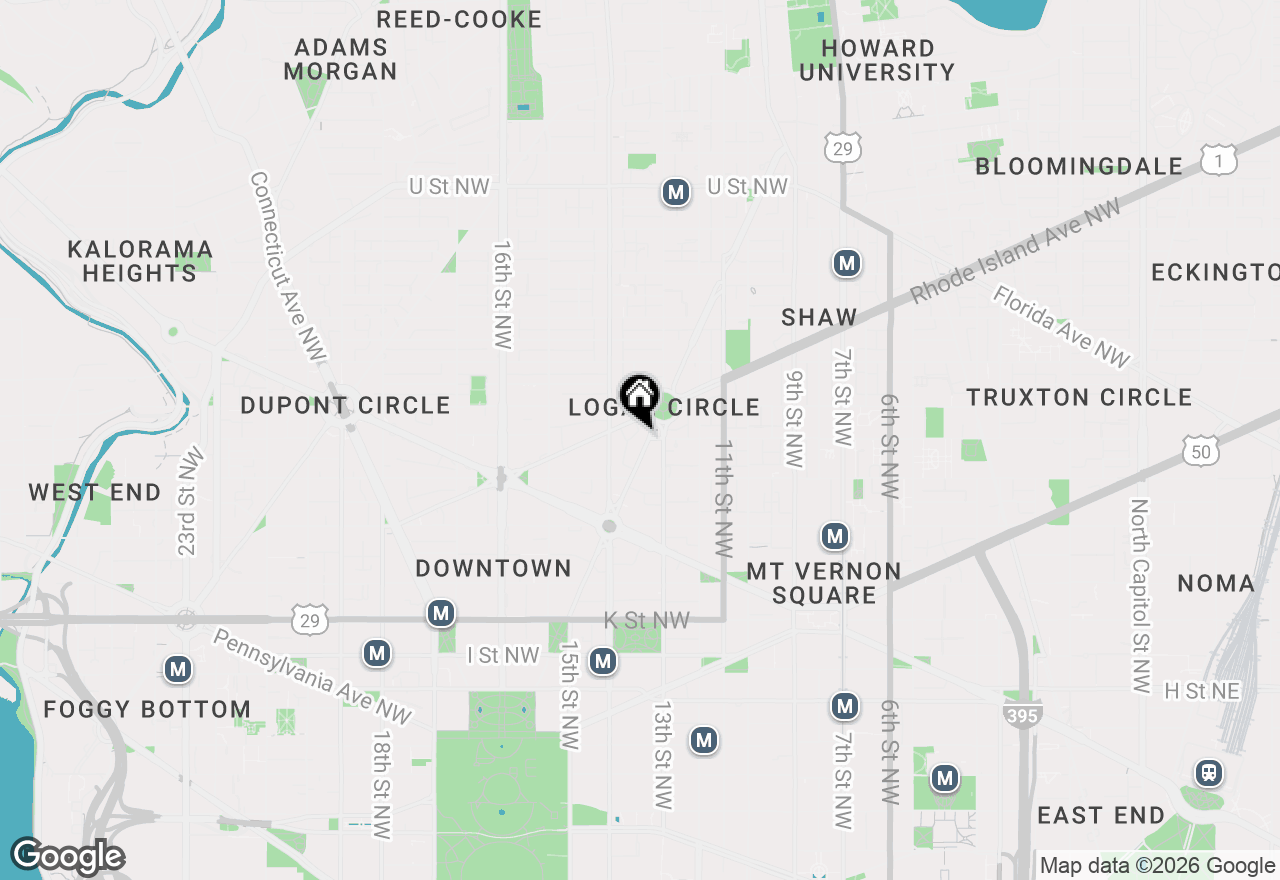 Map of 1330 Vermont Avenue Nw #2, Washington, DC 20005