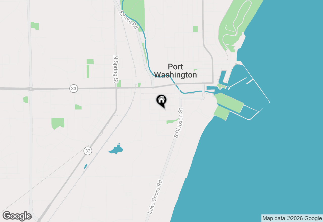 Map of 458 W Michigan St, Port Washington, WI 53074