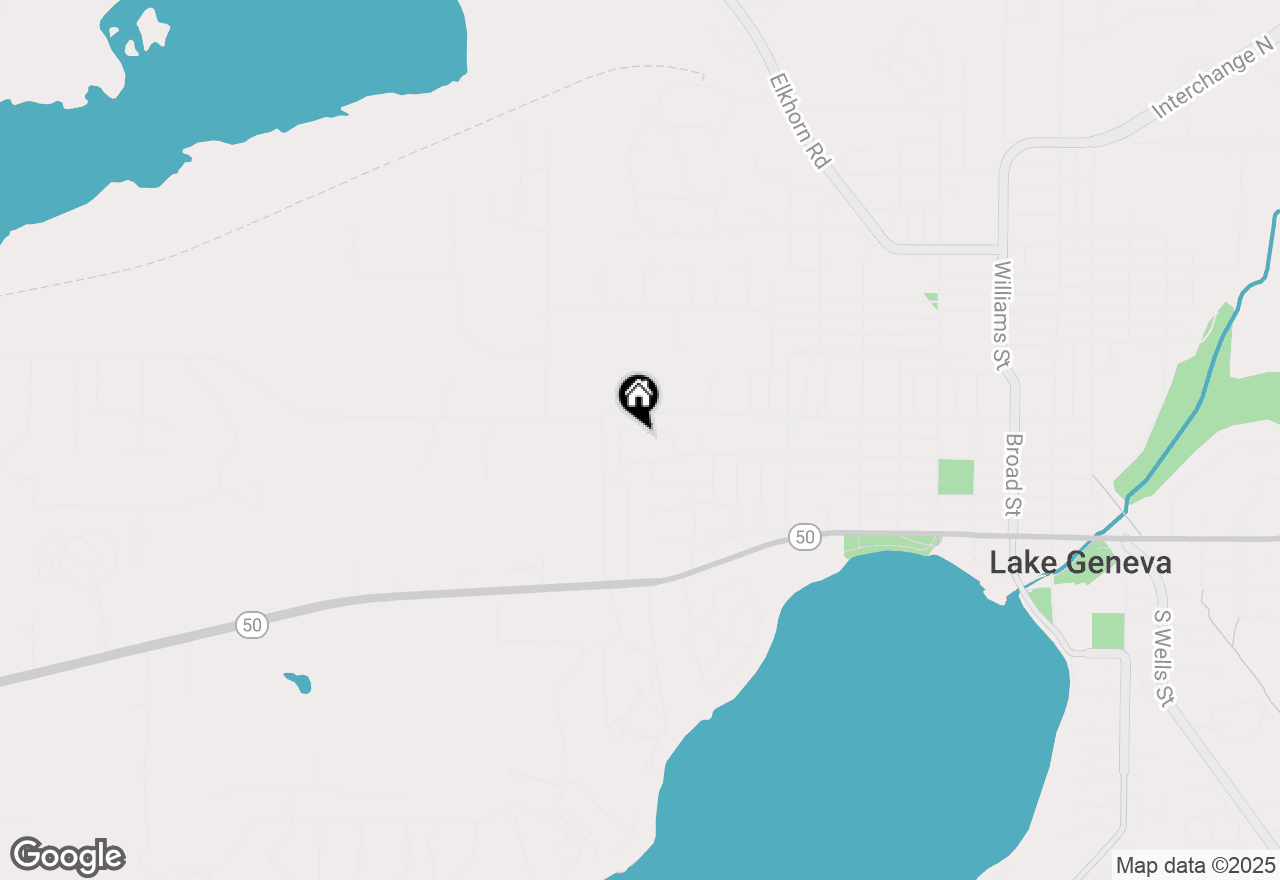 Map of 1736 Miller Ct, Lake Geneva, WI 53147