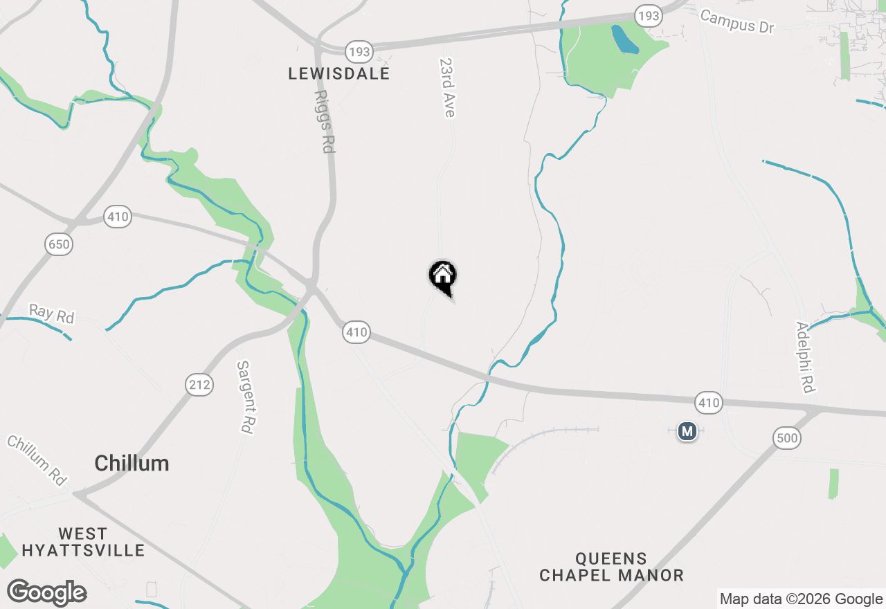 Map of 6632 23rd Place, Hyattsville, MD 20782
