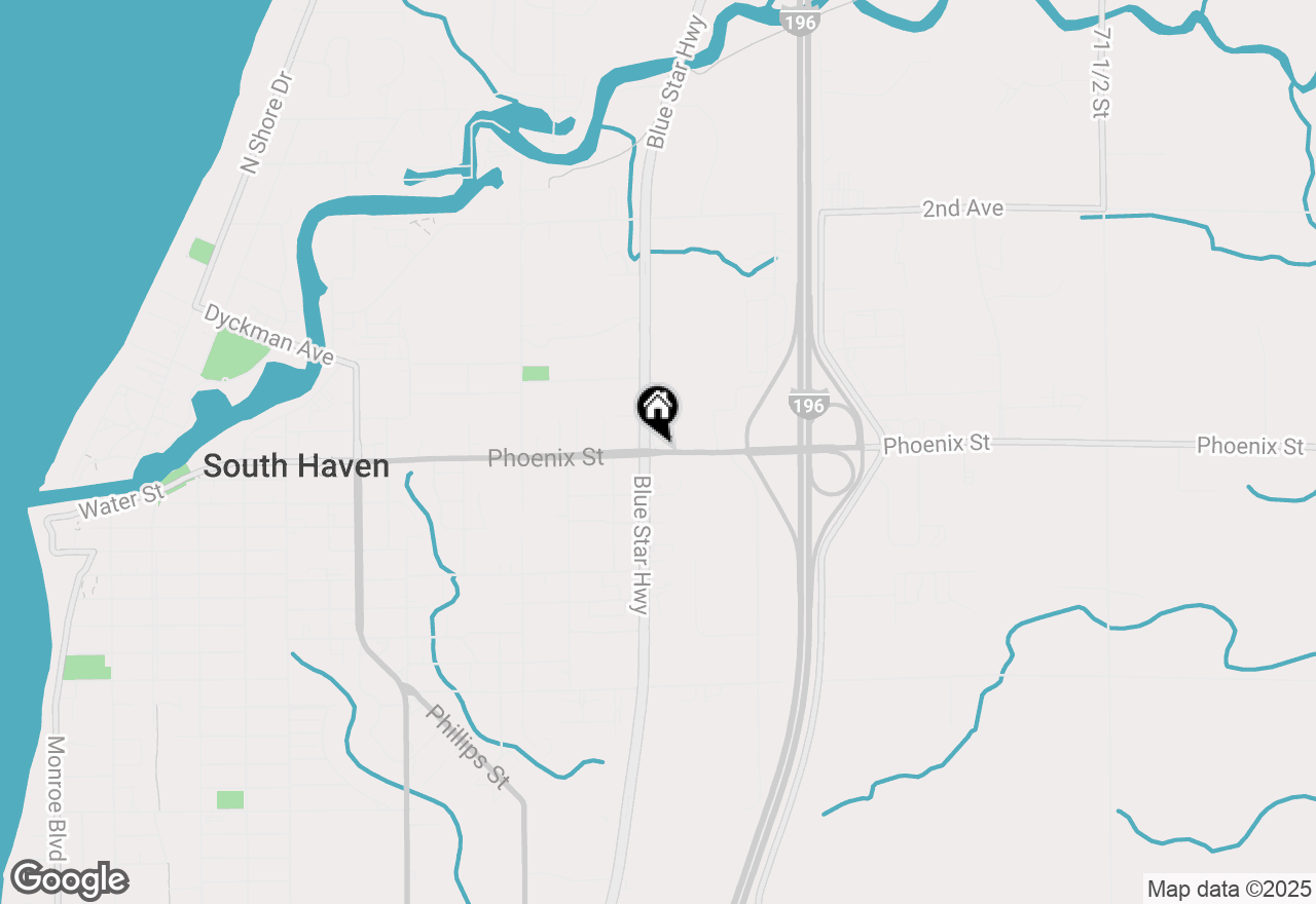 Map of 1151 Phoenix Street, South Haven, MI 49090