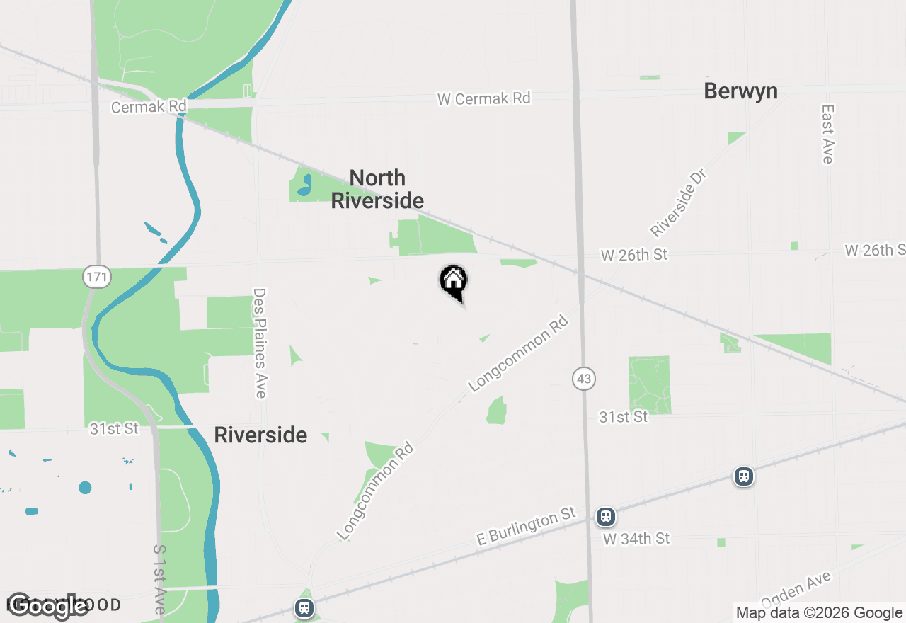 Map of 469 Uvedale Road, Riverside, IL 60546