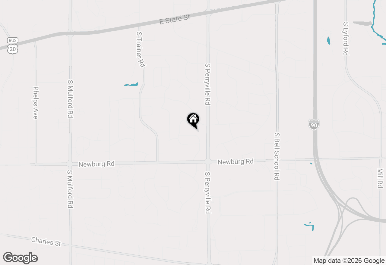 Map of (Address confidential), Rockford, Illinois 61108