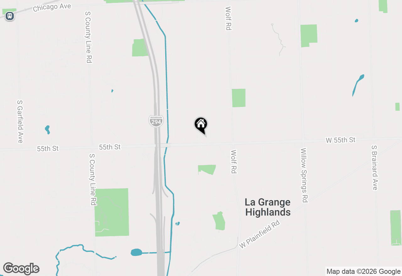 Map of 5431 Woodland Avenue, Western Springs, IL 60558