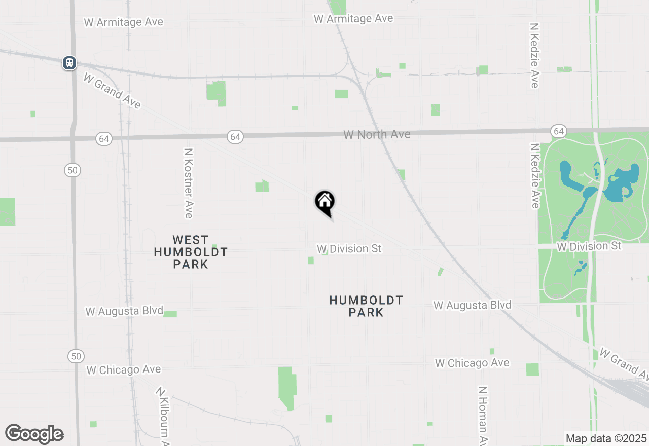 Map of 1255 N Harding Avenue, Chicago, IL 60651