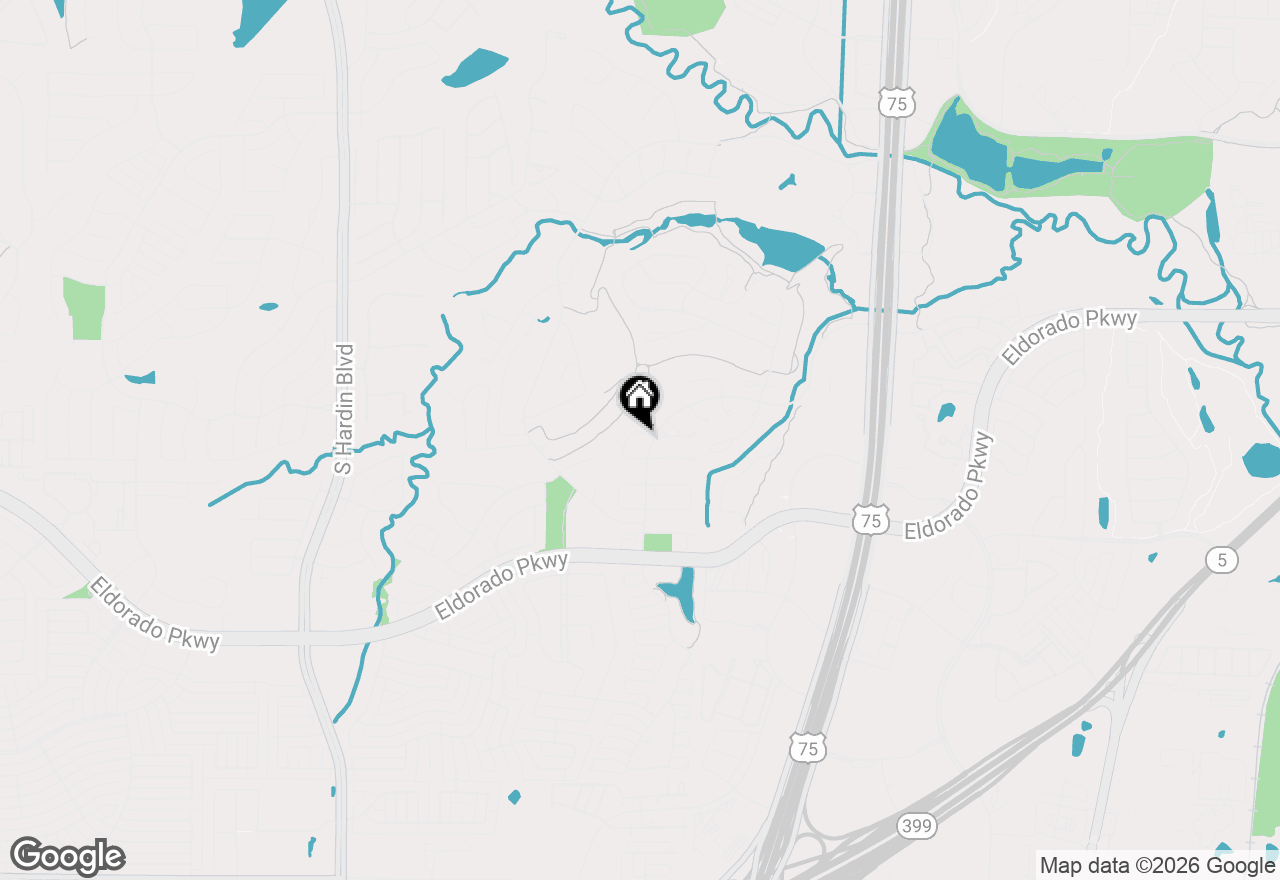 Map of 2704 Colonial Circle, Mckinney, TX 75072