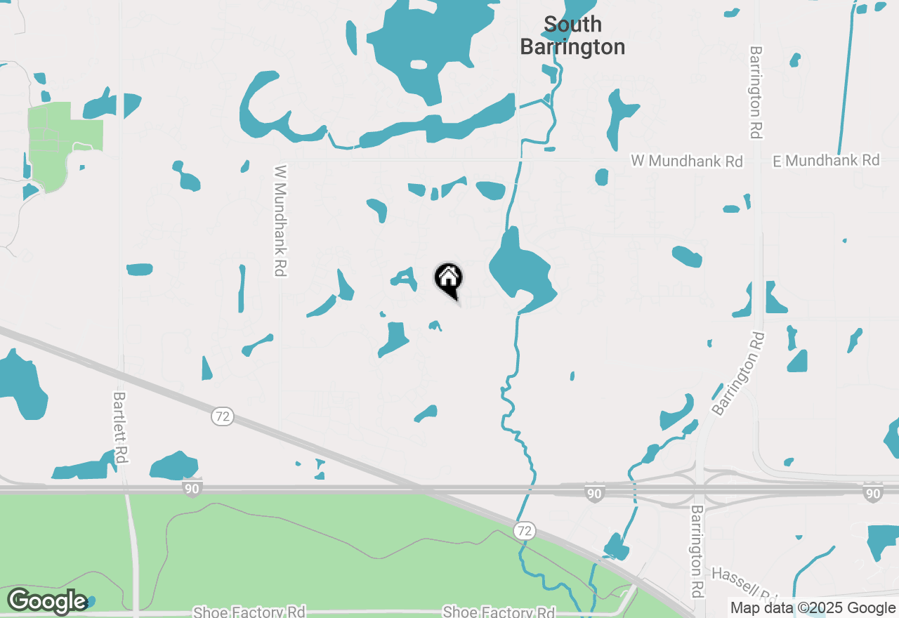 Map of 14 Vandenbergh Drive, South Barrington, IL 60010