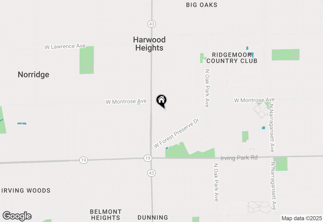 Map of 7110 W Cullom Avenue #101, Norridge, IL 60706