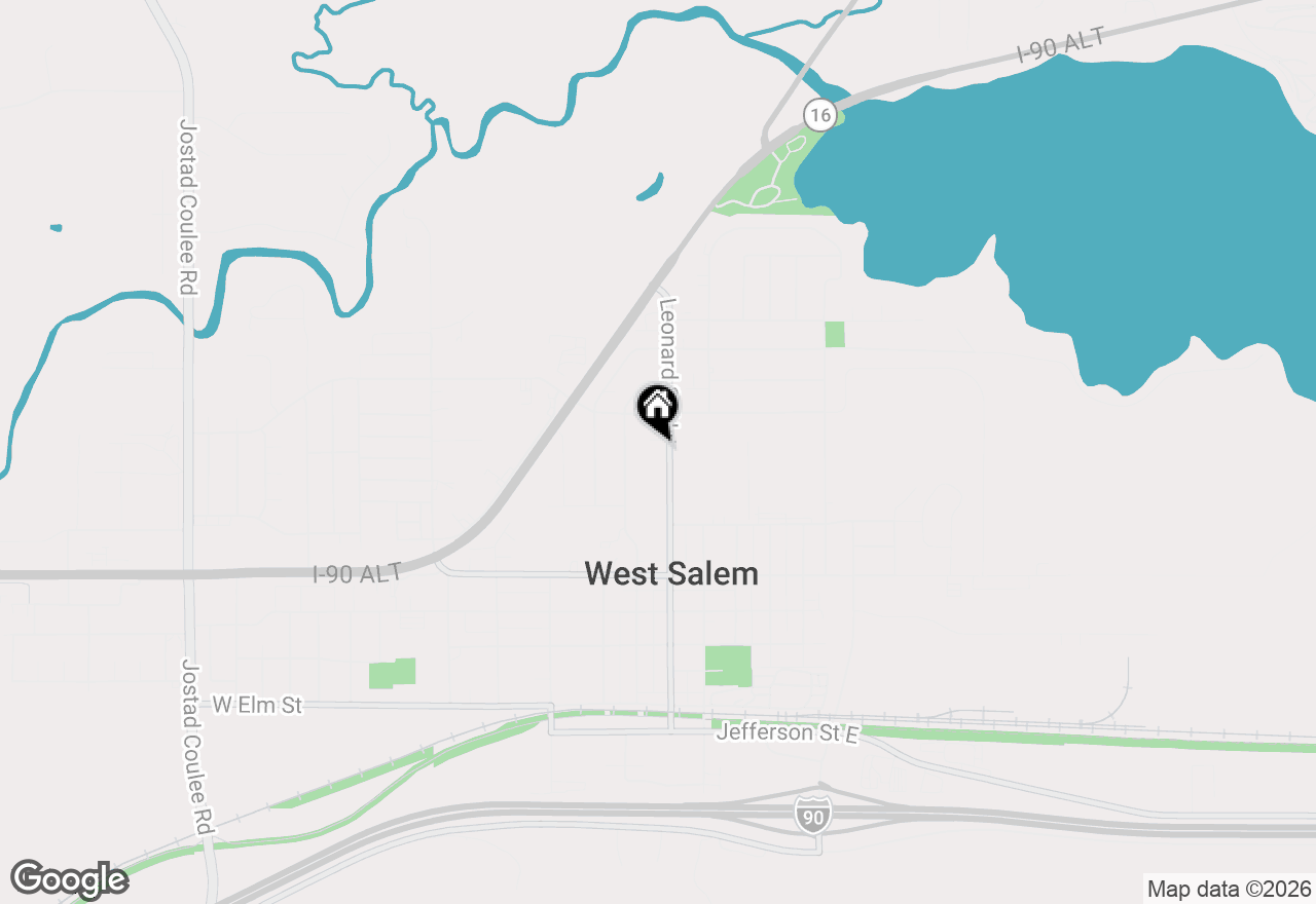 Map of 496 Leonard St N, West Salem, WI 54669