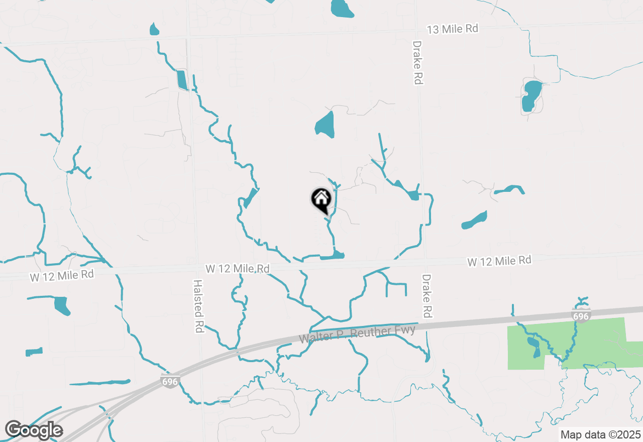 Map of 36241 Fredericksburg Road, Farmington Hills, MI 48331
