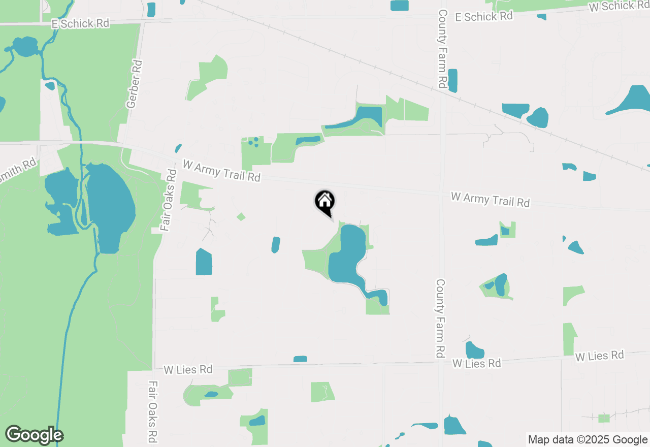 Map of 1329 Gloucester Circle, Carol Stream, IL 60188