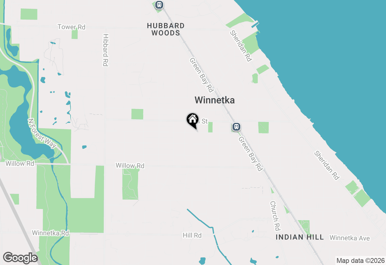 Map of (Address confidential), Winnetka, Illinois 60093