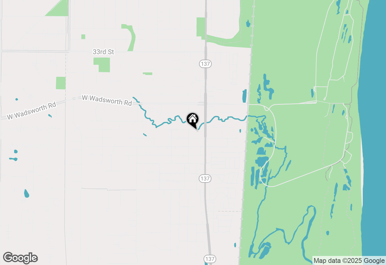 Map of 10093 W Fairbanks Avenue, Beach Park, IL 60099