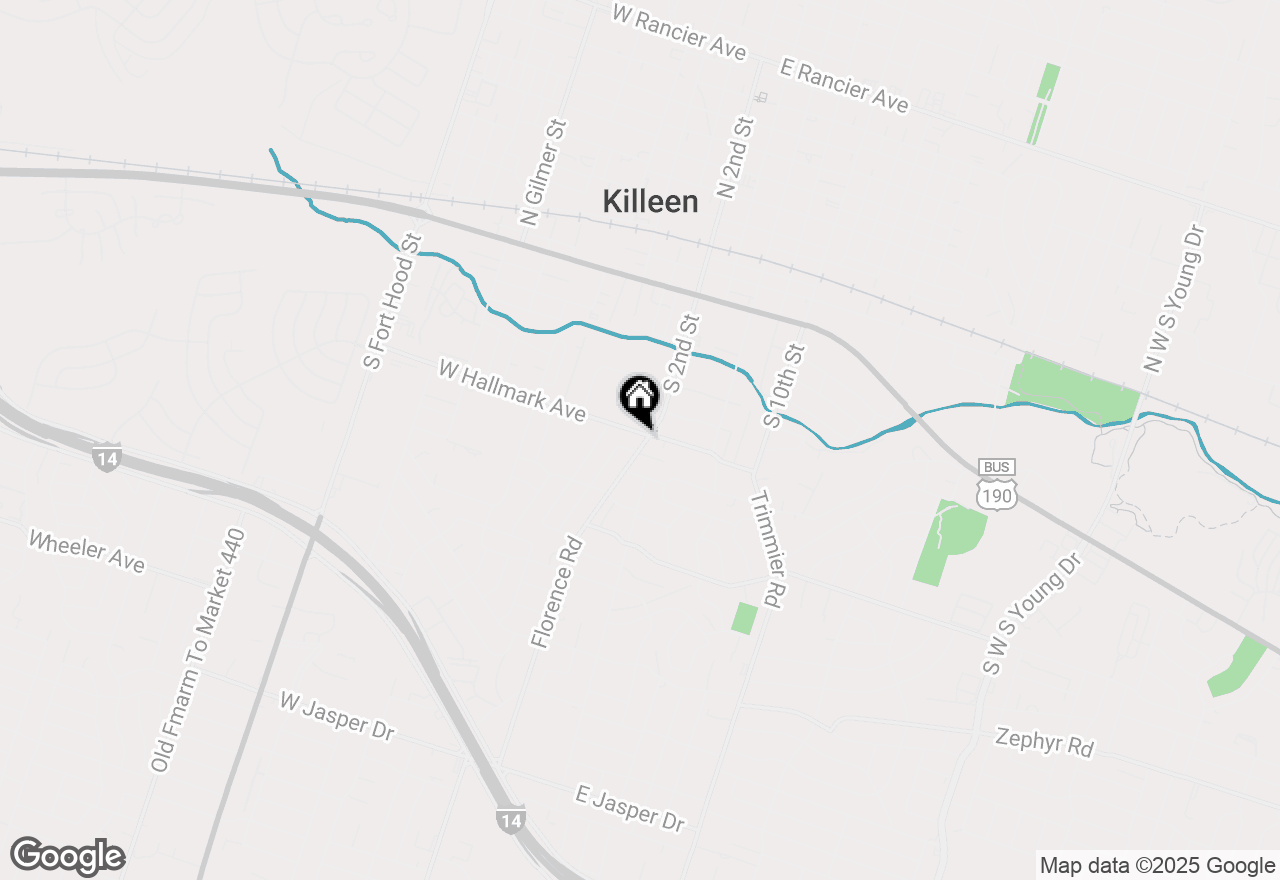 Map of 104 W Hallmark Avenue, Killeen, TX 76541