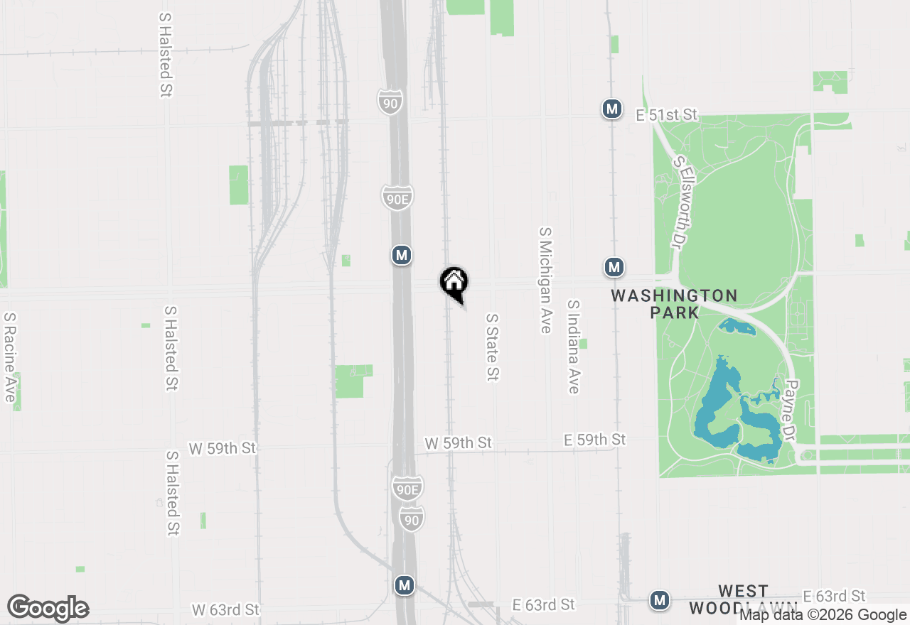 Map of 5536 S Perry Avenue #2, Chicago, IL 60621