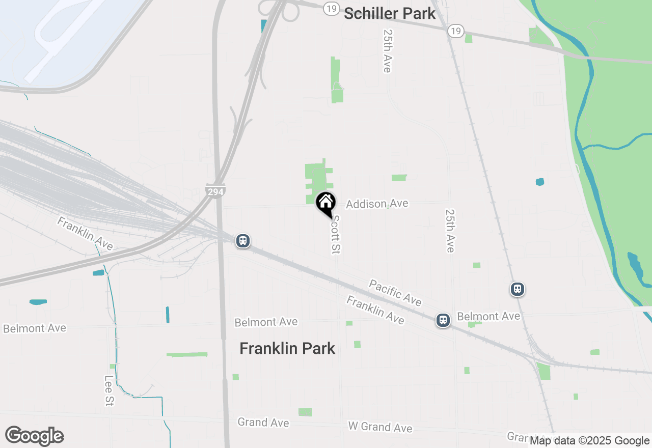 Map of 3515 Louis Street, Franklin Park, IL 60131