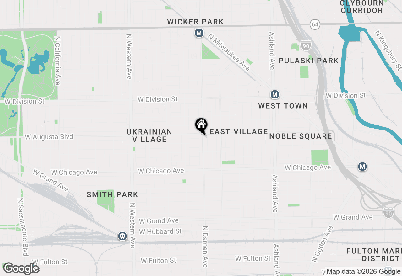 Map of 948 N Damen Avenue, Chicago, IL 60622