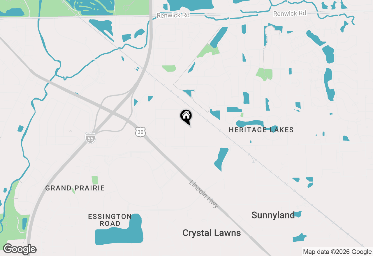 Map of 3300 Caroline Drive, Joliet, IL 60435