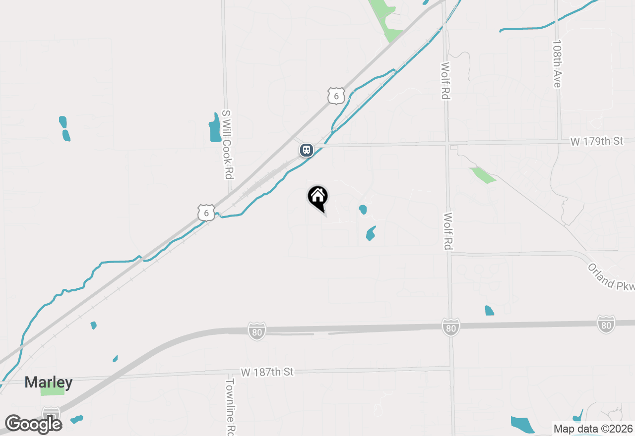 Map of 18144 Lake Shore Drive, Orland Park, IL 60467