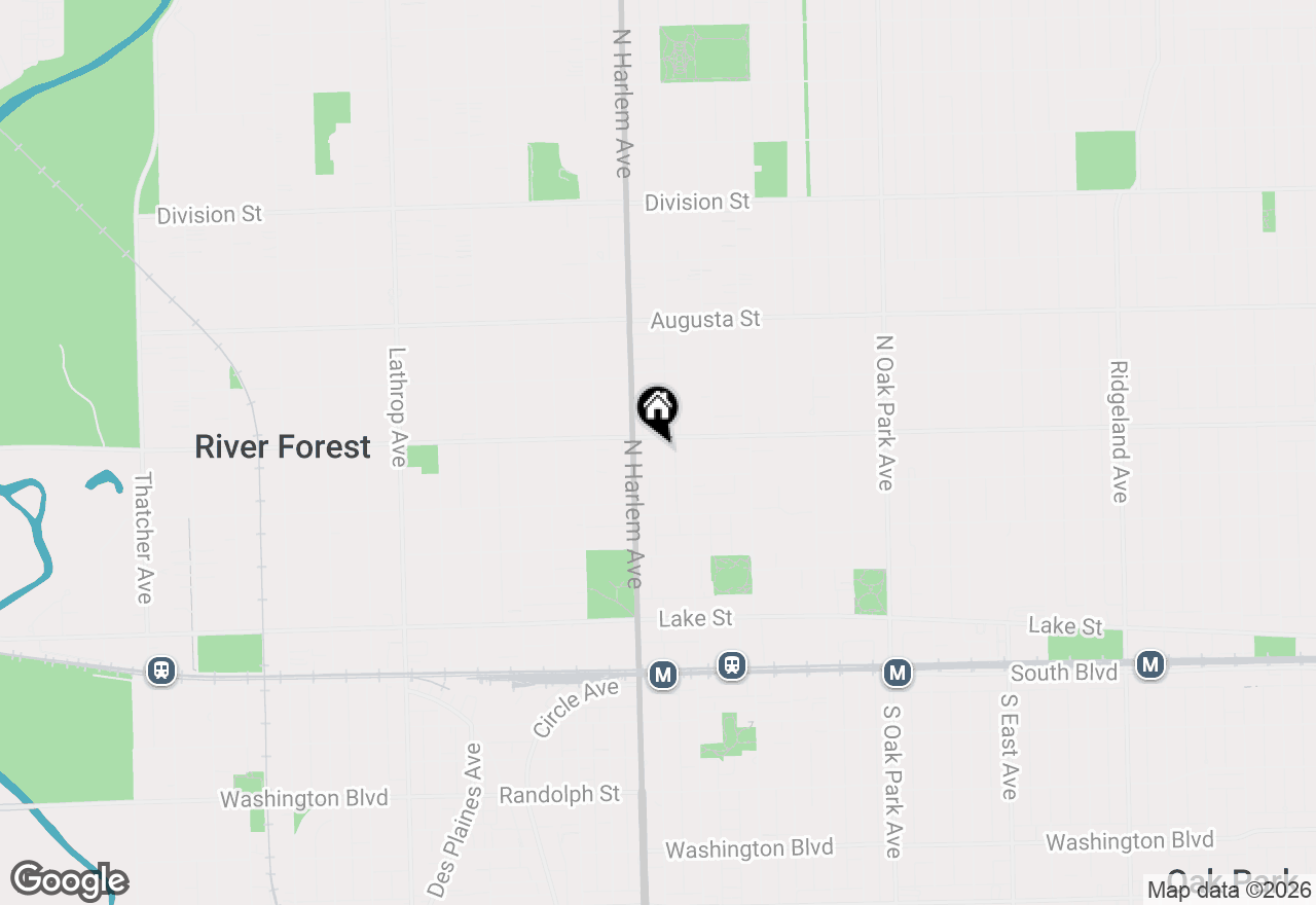 Map of 425 N Maple Avenue, Oak Park, IL 60302