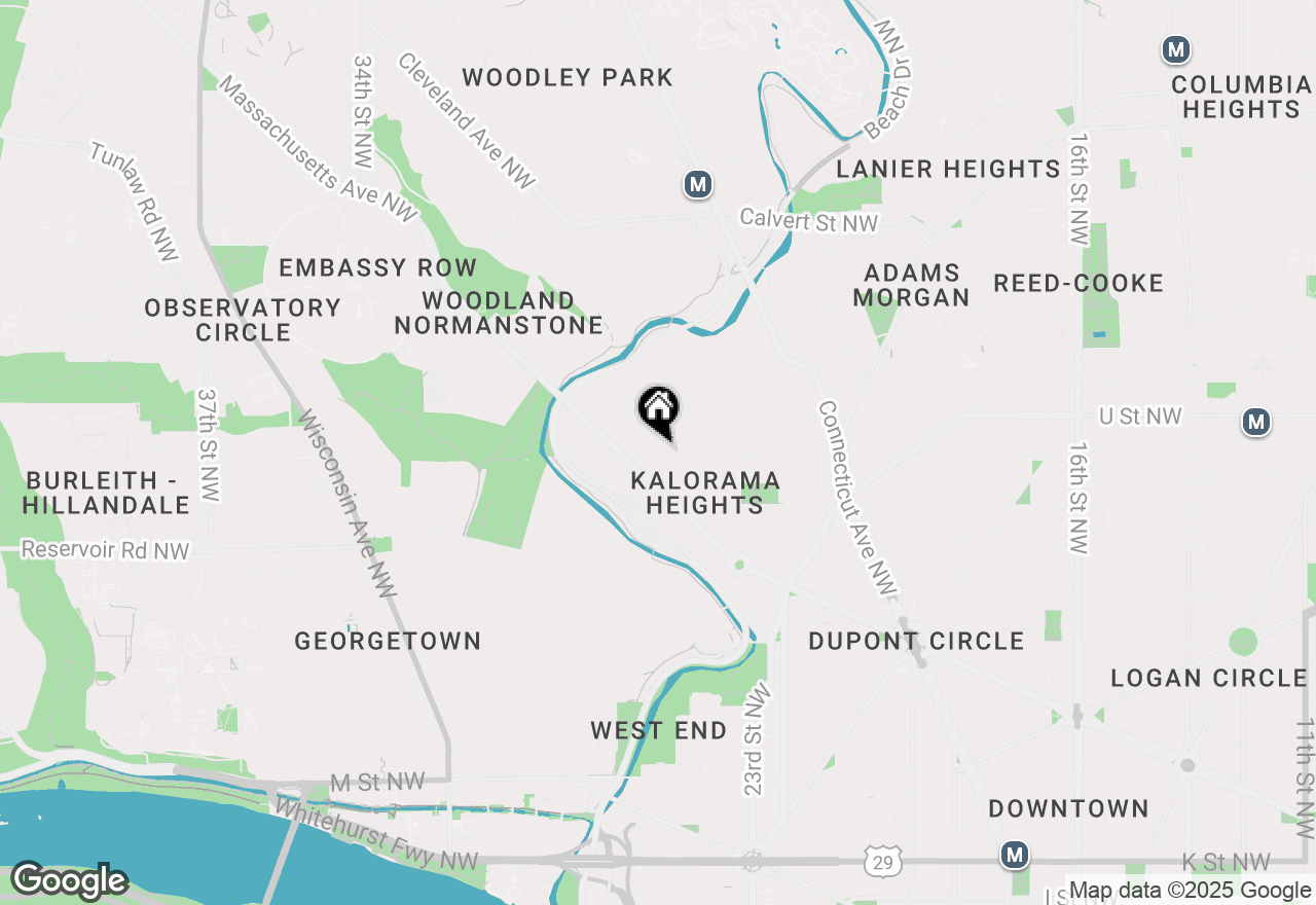 Map of 2429 California Street Nw, Washington, DC 20008