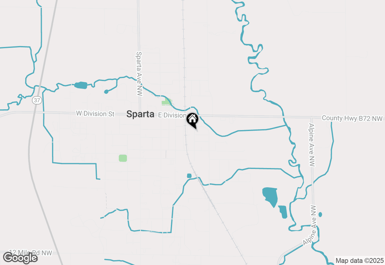 Map of 91 Prospect Street Nw, Sparta, MI 49345