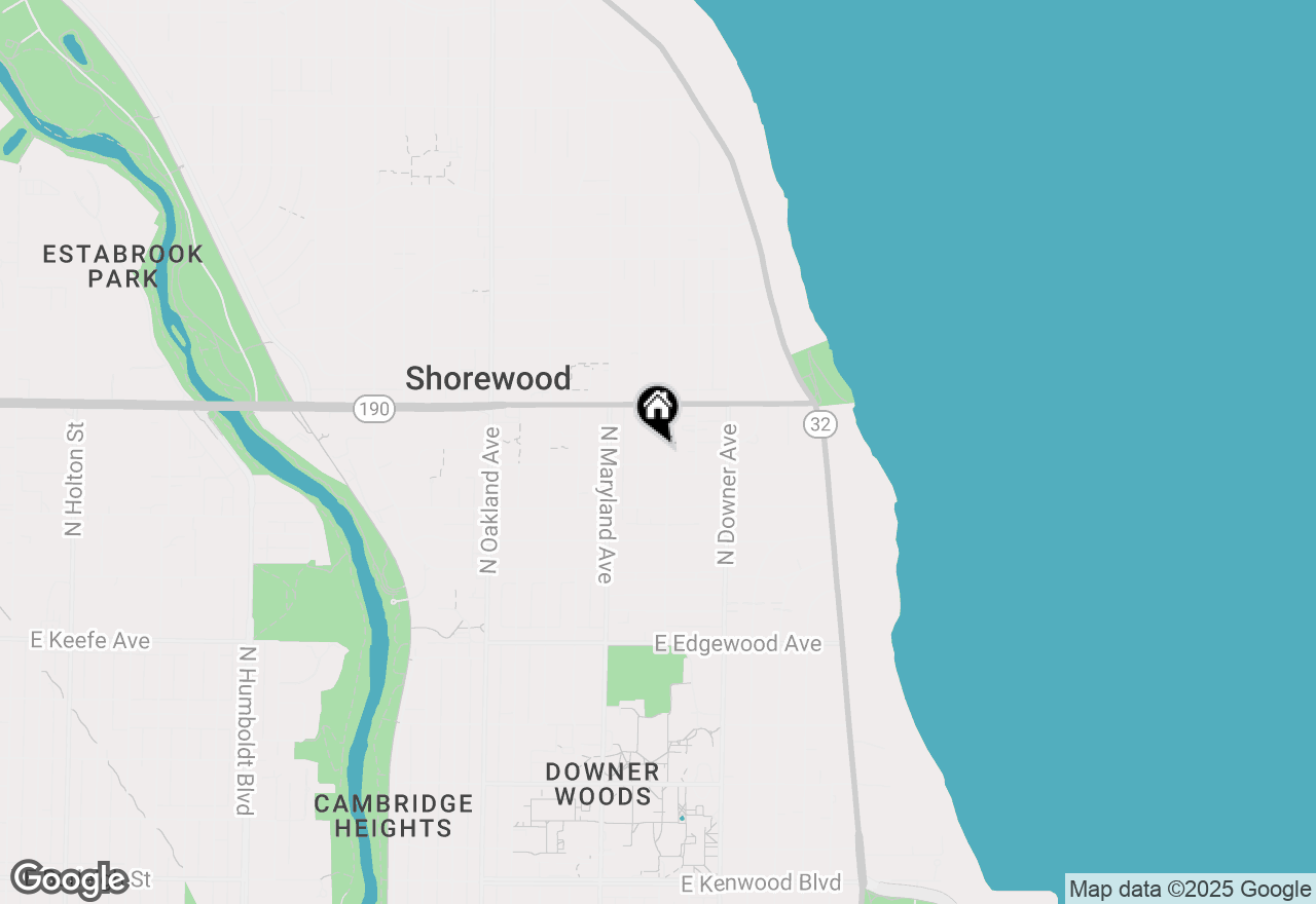 Map of 3909 N Prospect Ave, Shorewood, WI 53211
